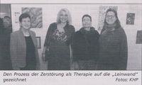 Christiane Vogel Pers&ouml;nliches und Kunst, www.wesensausdruck.de, Zeitungsartikel Ver-r&uuml;ckt Wege aus der Sprachlosigkeit